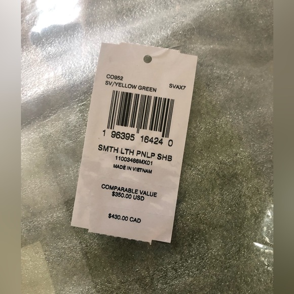 Coach Green Shoulder Bag - Tags on & Still in Wrapping - Picture 8 of 8